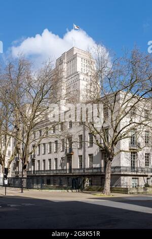 Senate House, Bloomsbury, Londra, Regno Unito Foto Stock
