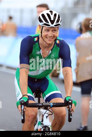 File photo datato 06-08-2016 di Nicolas Roche irlandese. Data di emissione: Mercoledì 21 luglio 2021. Foto Stock