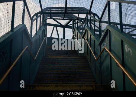 Rampa di scale. Foto Stock