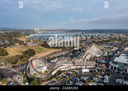 Belmont Park a San Diego, California Foto Stock