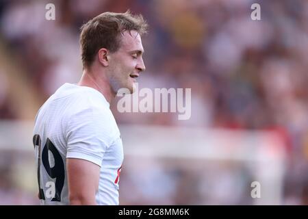 21 luglio 2021; JobServe Community Stadium Colchester, Essex, Inghilterra; Pre Season friendly Football, Colchester United contro Tottenham Hotspur; Oliver Skipp di Tottenham Hotspur Foto Stock