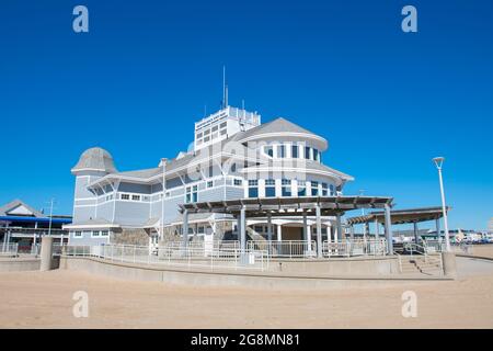 Hampton Beach state Park su Ocean Boulevard a Hampton Beach, citta' di Hampton, New Hampshire NH, USA. Foto Stock