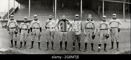 Princeton Varsity Baseball Club circa 1904. Foto Stock