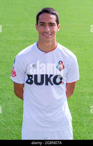 Velzen Zuid, Paesi Bassi. 21 luglio 2021. VELZEN-ZUID, PAESI BASSI - LUGLIO 21: Anwar Bensabouh di Telstar durante la presentazione del team di sc Telstar al Rabobank IJmond Stadion il 21 Luglio 2021 a Velzen-Zuid, Paesi Bassi (Foto di Wim Wobbes/Orange Pictures) Credit: Orange Pics BV/Alamy Live News Foto Stock