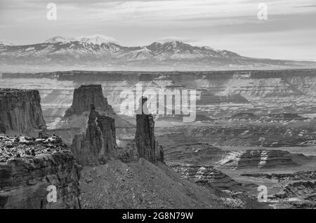 Turismo guida del sud-ovest americano. Scenario dello Utah Arizona Canyon Foto Stock