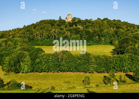 Il Castello Landsberg a Meiningen in Turingia Foto Stock