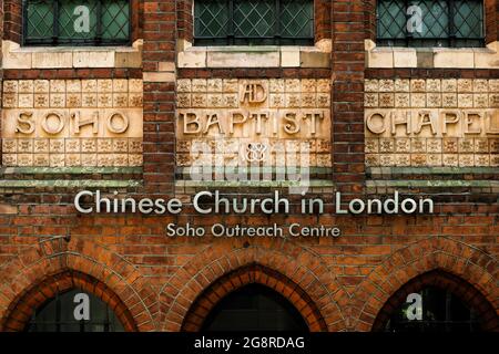 Chiesa cinese a Londra Foto Stock