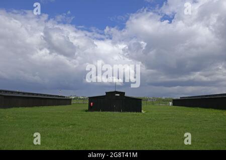 Vernichtungslager Leublino-Majdanek, Polen Foto Stock