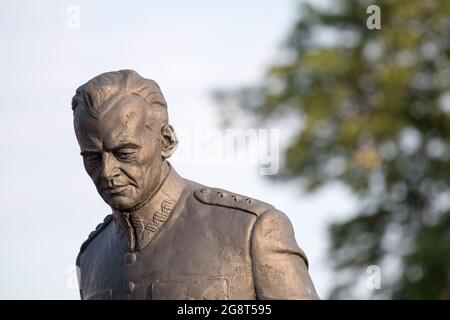 Monumento di Witold Pilecki nel Museo della seconda guerra mondiale a Danzica, Polonia. 29 Giugno 2021 © Wojciech Strozyk / Alamy Stock Photo Foto Stock