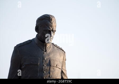 Monumento di Witold Pilecki nel Museo della seconda guerra mondiale a Danzica, Polonia. 29 Giugno 2021 © Wojciech Strozyk / Alamy Stock Photo Foto Stock