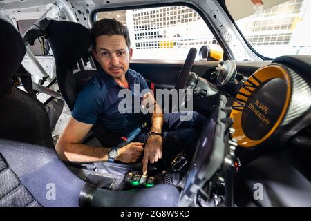 Londra, Regno Unito. 22 luglio 2021. Correia Bruno, Safety Car driver FIA durante l'ePrix di Londra 2021, 7° incontro del Campionato del mondo di Formula e 2020-21, in Excel London dal 24 al 25 luglio, a Londra, Regno Unito - Photo Germain Hazard/DPPI Credit: Independent Photo Agency/Alamy Live News Foto Stock