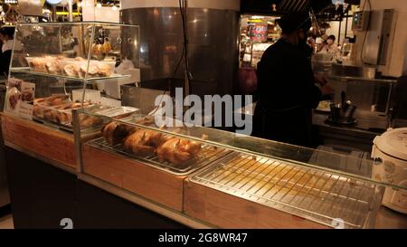 Centro commerciale Food Court Bangkok Thailandia Foto Stock