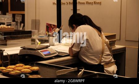 Centro commerciale Food Court Bangkok Thailandia Foto Stock