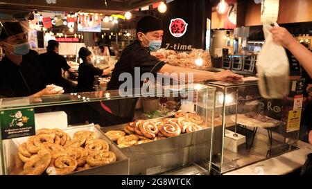 Centro commerciale Food Court Bangkok Thailandia Foto Stock