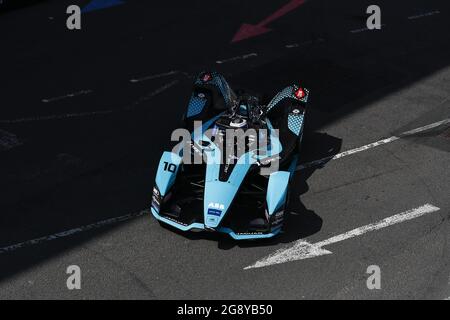 Londra, Regno Unito. 23 luglio 2021. 10 Bird Sam (gbr), Jaguar Racing, Jaguar i-Type 5, azione durante l'ePrix di Londra 2021, 7° incontro del Campionato del mondo di Formula e 2020-21, sull'Excel London dal 24 al 25 luglio, a Londra, Regno Unito - Photo Xavi Bonilla/DPPI Credit: Independent Photo Agency/Alamy Live News Foto Stock