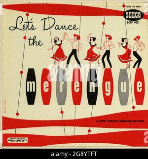 Let's Dance the Merengue - Vintage Vinyl Record copertina Foto Stock