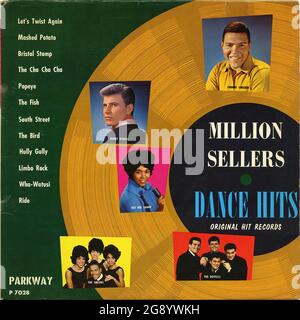 Million Sellers Dance Hits - Vintage Vinyl Record copertina Foto Stock