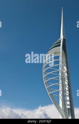 La torre Spinnaker al porto di Portsmouth in Inghilterra? REGNO UNITO Foto Stock