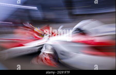 06 Eriksson Joel (swe), Dragon / Penske Autosport, Penske EV-5, azione durante l'ePrix 2021 di New York City, 6° incontro del Campionato del mondo di Formula e 2020-21, sul circuito di Brooklyn Street dal 10 al 11 luglio, a New York, USA - Foto Francois Flamand / DPPI Foto Stock