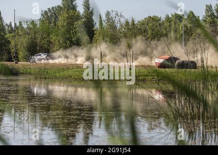 03 Suninen Teemu (fin), Markkula Mikko (fin), M-Sport Ford World Rally Team, Ford Fiesta WRC, azione durante il Rally Estonia, 7° round del Campionato FIA WRC 2021 dal 15 al 18 luglio a Tartu, Contea di Tartu in Estonia - Foto Nikos Katikis / DPPI Foto Stock