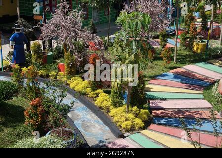 Una vista parte di Korea Fantasy a Kediri Foto Stock