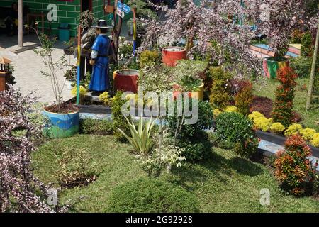 Una vista parte di Korea Fantasy a Kediri Foto Stock