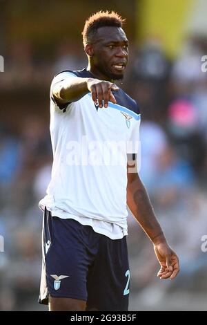 Auronzo di Cadore, Italia. 23 luglio 2021. Felipe Caicedo della SS Lazio gesti durante la partita di calcio pre-stagione amichevole tra SS Lazio e US Triestina. SS Lazion ha vinto 5-2 su US Trientina. Credit: Nicolò campo/Alamy Live News Foto Stock