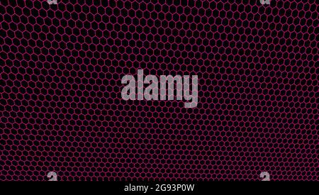 fondo esagonale rosa Illustrazione Vettoriale