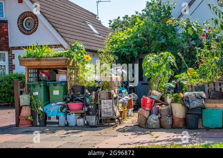 La casa di un freno di rallentamento. Foto Stock