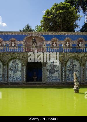 Il Lago dei Cavalieri, il Palazzo di Fronteira, Lisbona Foto Stock