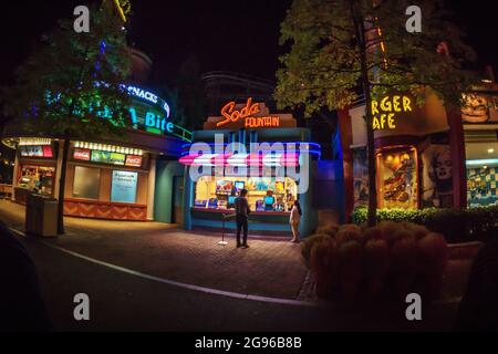SEOUL, COREA DEL SUD - 15 maggio 2014: Un primo piano dal parco a tema Everland di Seoul, Corea del Sud Foto Stock