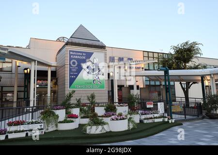 Saitama, Giappone. 25 luglio 2021. Kawagoe Station Golf : durante i Giochi Olimpici di Tokyo 2020 al Kasumigaseki Country Club di Saitama, Giappone . Credit: AFLO SPORT/Alamy Live News Foto Stock