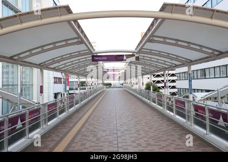 Saitama, Giappone. 25 luglio 2021. Kawagoe Station Golf : durante i Giochi Olimpici di Tokyo 2020 a Saitama, Giappone . Credit: AFLO SPORT/Alamy Live News Foto Stock