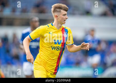 Pre-stagione amichevole tra la città di Ipswich e Crystal Palace a Portman Road Foto Stock