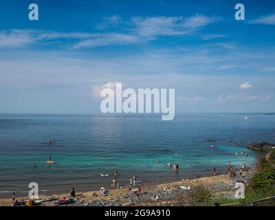 Treath y Dolau, New Quay, Ceredigion, Galles Foto Stock