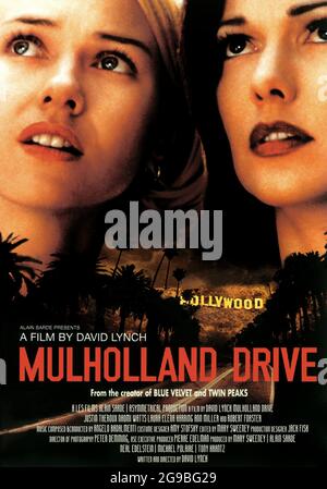 MULHOLLAND DRIVE (2001) -titolo originale: MULHOLLAND DR.-, diretto da DAVID LYNCH. CREDIT: THE PICTURE FACTORY ASYMMETRICAL PRODUCTIONS/IMAGINE TELEVIS / ALBUM Foto Stock