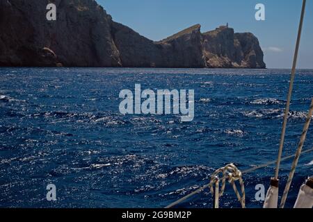 Vela a Maiorca, Maiorca, Isole Baleari Foto Stock