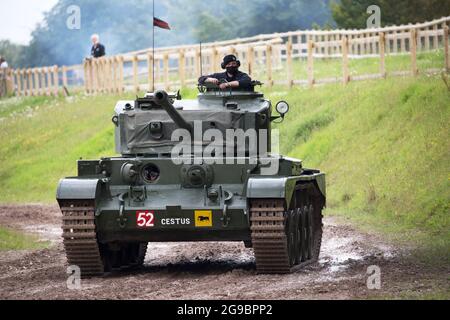 A34 Cruiser Tank Comet, Bovington Tank Museum, Dorset, Inghilterra Foto Stock