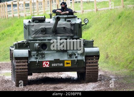 A34 Cruiser Tank Comet, Bovington Tank Museum, Dorset, Inghilterra Foto Stock