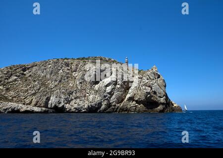 Vela a Maiorca, Maiorca, Isole Baleari Foto Stock