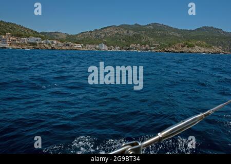 Vela a Maiorca, Maiorca, Isole Baleari Foto Stock