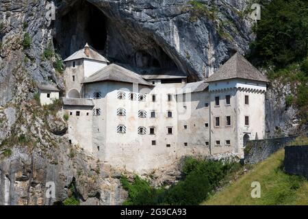 Castello di Predjama, Postojna, Slovenia Foto Stock