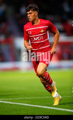 Doncaster, Inghilterra, 23 luglio 2021. Doncaster Rovers durante la partita pre-stagione allo stadio Keepmoat di Doncaster. L'immagine di credito dovrebbe essere: Lynne Cameron / Sportimage Foto Stock