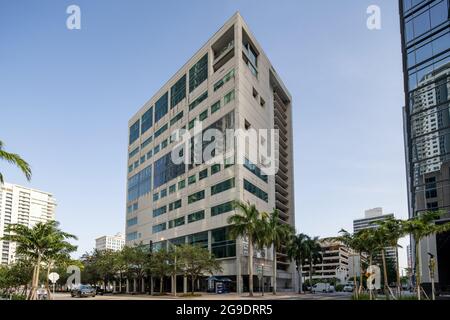 Fort Lauderdale, FL, USA - 23 luglio 2021: Florida Atlantic University Broward College Complex Fort Lauderdale FL Foto Stock