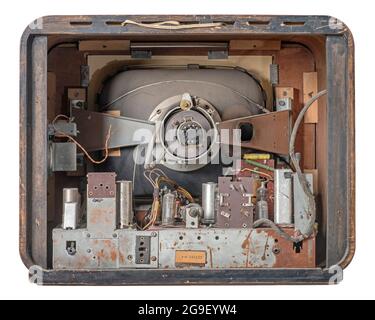 Trasmissione, televisione, televisore, Blaupunkt, edizione V 53, Televisione a tubo, interni tecnici, INFORMAZIONI-DIRITTI-AGGIUNTIVI-DI-LIQUIDAZIONE-NON-DISPONIBILI Foto Stock