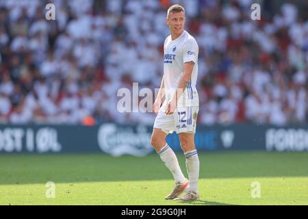 Copenaghen, Danimarca. 25 luglio 2021. Lukas Lerager (12) del FC Copenhagen visto durante la partita 3F Superliga tra il FC Copenhagen e Silkeborg IF a Parken a Copenhagen. (Foto: Gonzales Photo - Rune Mathiesen). Foto Stock