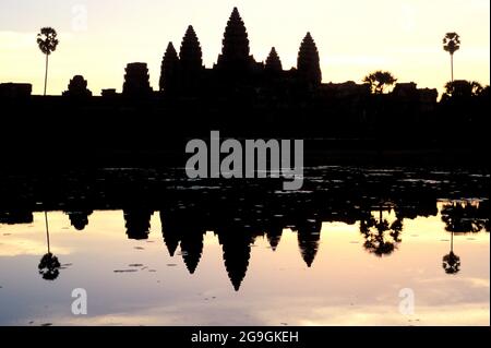 Cambogia, Ankgor, Tempio dell'IVA di Angkor, patrimonio mondiale dell'UNESCO Foto Stock