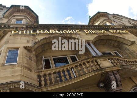 Sala da pranzo Philharmonic, Liverpool Foto Stock