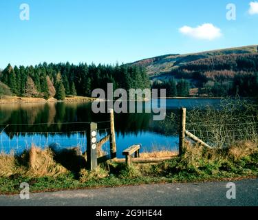 Riserva di Pontsticill, Parco Nazionale BreconBeacons, Merthyr Tydfil, Galles Foto Stock