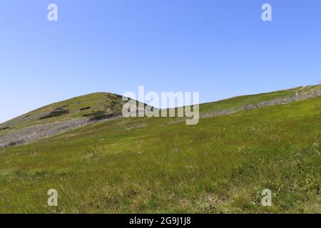 Belle cime dei monti Vranica in Bosnia Erzegovina Foto Stock